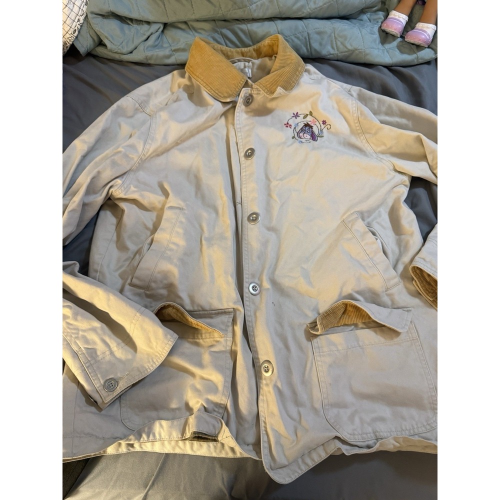 Vintage Disney Store Eeyore Canvas Chore Jacket Large